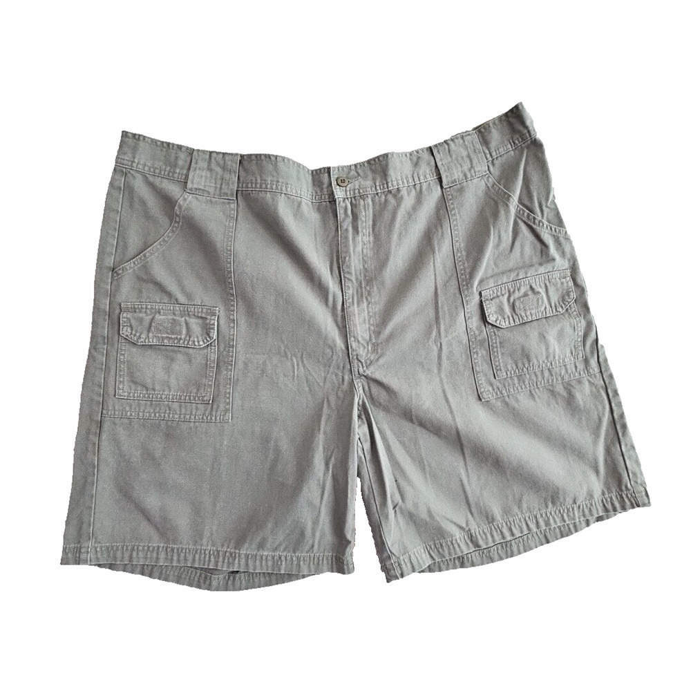 Cabela's 7 Pocket Hiker Shorts Men's 46‎ Army Green 9" Inseam EUC 904823